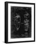 PP1011-Black Grunge Remington Electric Shaver Patent Poster-Cole Borders-Framed Giclee Print