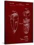 PP1011-Burgundy Remington Electric Shaver Patent Poster-Cole Borders-Stretched Canvas