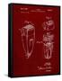 PP1011-Burgundy Remington Electric Shaver Patent Poster-Cole Borders-Framed Stretched Canvas