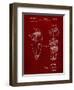 PP1011-Burgundy Remington Electric Shaver Patent Poster-Cole Borders-Framed Premium Giclee Print