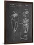 PP1011-Chalkboard Remington Electric Shaver Patent Poster-Cole Borders-Framed Premium Giclee Print