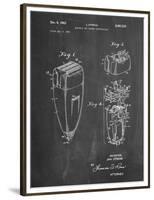 PP1011-Chalkboard Remington Electric Shaver Patent Poster-Cole Borders-Framed Premium Giclee Print