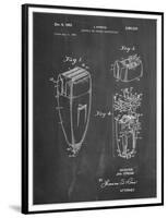 PP1011-Chalkboard Remington Electric Shaver Patent Poster-Cole Borders-Framed Premium Giclee Print