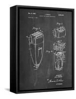 PP1011-Chalkboard Remington Electric Shaver Patent Poster-Cole Borders-Framed Stretched Canvas