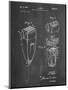 PP1011-Chalkboard Remington Electric Shaver Patent Poster-Cole Borders-Mounted Premium Giclee Print