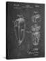 PP1011-Chalkboard Remington Electric Shaver Patent Poster-Cole Borders-Stretched Canvas