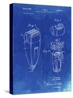 PP1011-Faded Blueprint Remington Electric Shaver Patent Poster-Cole Borders-Stretched Canvas