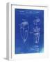 PP1011-Faded Blueprint Remington Electric Shaver Patent Poster-Cole Borders-Framed Giclee Print