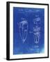 PP1011-Faded Blueprint Remington Electric Shaver Patent Poster-Cole Borders-Framed Giclee Print