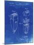 PP1011-Faded Blueprint Remington Electric Shaver Patent Poster-Cole Borders-Mounted Giclee Print