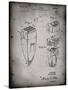 PP1011-Faded Grey Remington Electric Shaver Patent Poster-Cole Borders-Stretched Canvas