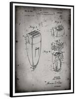 PP1011-Faded Grey Remington Electric Shaver Patent Poster-Cole Borders-Framed Premium Giclee Print