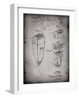 PP1011-Faded Grey Remington Electric Shaver Patent Poster-Cole Borders-Framed Giclee Print