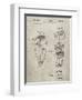 PP1011-Sandstone Remington Electric Shaver Patent Poster-Cole Borders-Framed Giclee Print