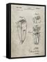 PP1011-Sandstone Remington Electric Shaver Patent Poster-Cole Borders-Framed Stretched Canvas