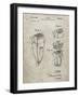 PP1011-Sandstone Remington Electric Shaver Patent Poster-Cole Borders-Framed Giclee Print