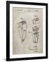 PP1011-Sandstone Remington Electric Shaver Patent Poster-Cole Borders-Framed Giclee Print