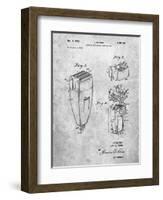 PP1011-Slate Remington Electric Shaver Patent Poster-Cole Borders-Framed Giclee Print