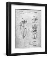 PP1011-Slate Remington Electric Shaver Patent Poster-Cole Borders-Framed Giclee Print