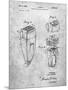PP1011-Slate Remington Electric Shaver Patent Poster-Cole Borders-Mounted Premium Giclee Print