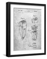 PP1011-Slate Remington Electric Shaver Patent Poster-Cole Borders-Framed Giclee Print