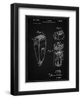 PP1011-Vintage Black Remington Electric Shaver Patent Poster-Cole Borders-Framed Premium Giclee Print