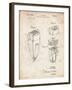 PP1011-Vintage Parchment Remington Electric Shaver Patent Poster-Cole Borders-Framed Giclee Print