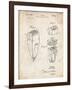 PP1011-Vintage Parchment Remington Electric Shaver Patent Poster-Cole Borders-Framed Giclee Print