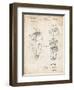 PP1011-Vintage Parchment Remington Electric Shaver Patent Poster-Cole Borders-Framed Giclee Print