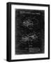 PP1013-Black Grunge Reversible USB Patent Poster-Cole Borders-Framed Giclee Print