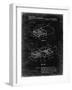 PP1013-Black Grunge Reversible USB Patent Poster-Cole Borders-Framed Giclee Print