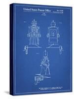 PP1014-Blueprint Robert the Robot 1955 Toy Robot Patent Poster-Cole Borders-Stretched Canvas