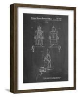 PP1014-Chalkboard Robert the Robot 1955 Toy Robot Patent Poster-Cole Borders-Framed Giclee Print