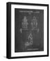 PP1014-Chalkboard Robert the Robot 1955 Toy Robot Patent Poster-Cole Borders-Framed Giclee Print