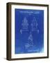 PP1014-Faded Blueprint Robert the Robot 1955 Toy Robot Patent Poster-Cole Borders-Framed Giclee Print