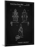 PP1014-Vintage Black Robert the Robot 1955 Toy Robot Patent Poster-Cole Borders-Mounted Giclee Print