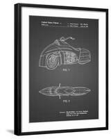 PP1015-Black Grid Robin Motorcycle Patent Poster-Cole Borders-Framed Giclee Print