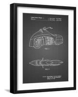 PP1015-Black Grid Robin Motorcycle Patent Poster-Cole Borders-Framed Giclee Print