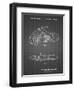 PP1015-Black Grid Robin Motorcycle Patent Poster-Cole Borders-Framed Giclee Print