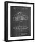 PP1015-Chalkboard Robin Motorcycle Patent Poster-Cole Borders-Framed Giclee Print