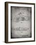 PP1015-Faded Grey Robin Motorcycle Patent Poster-Cole Borders-Framed Giclee Print