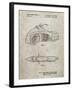 PP1015-Sandstone Robin Motorcycle Patent Poster-Cole Borders-Framed Giclee Print