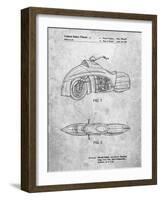 PP1015-Slate Robin Motorcycle Patent Poster-Cole Borders-Framed Giclee Print