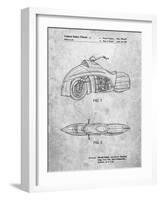 PP1015-Slate Robin Motorcycle Patent Poster-Cole Borders-Framed Giclee Print