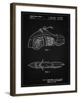 PP1015-Vintage Black Robin Motorcycle Patent Poster-Cole Borders-Framed Giclee Print