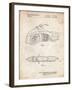 PP1015-Vintage Parchment Robin Motorcycle Patent Poster-Cole Borders-Framed Giclee Print