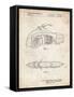 PP1015-Vintage Parchment Robin Motorcycle Patent Poster-Cole Borders-Framed Stretched Canvas