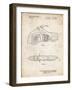 PP1015-Vintage Parchment Robin Motorcycle Patent Poster-Cole Borders-Framed Giclee Print