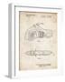 PP1015-Vintage Parchment Robin Motorcycle Patent Poster-Cole Borders-Framed Giclee Print