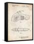 PP1015-Vintage Parchment Robin Motorcycle Patent Poster-Cole Borders-Framed Stretched Canvas